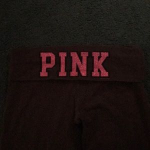 PINK bootcut yoga pants
